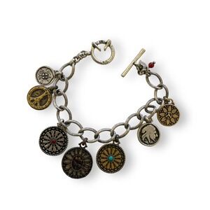 Vintage 00s Y2K Lucky Brand Charm Bracelet
